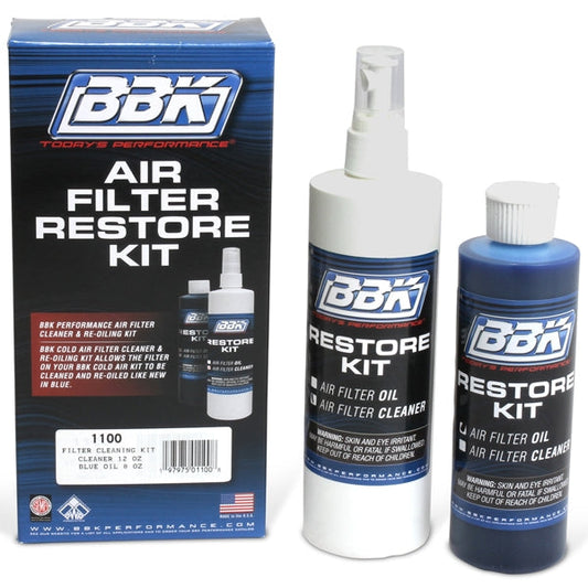 BBK Air Filter Cleaner & Oil Recharger Kit