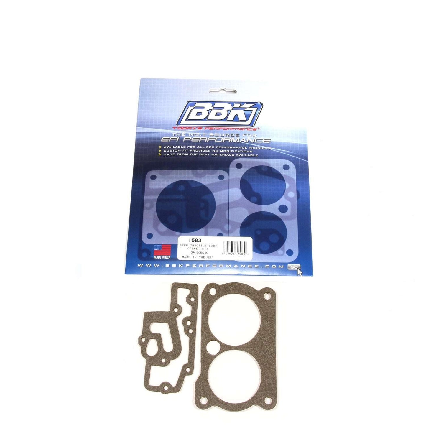 Chevrolet GM Throttle Body Gaskets Twin 52mm