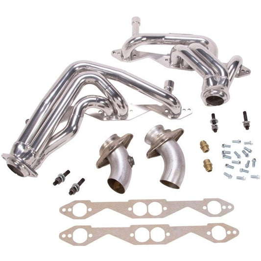 Chevrolet Impala SS 5.7 LT1 1-5/8 Shorty Exhaust Headers Polished Silver Ceramic 93-96