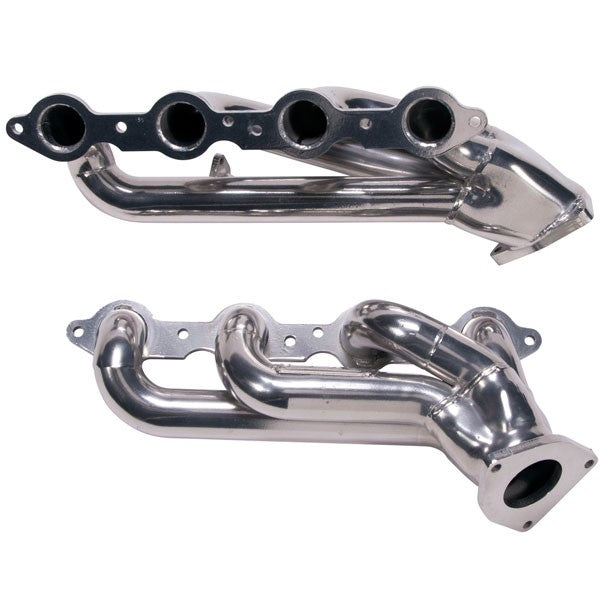 Chevrolet GM Truck SUV 6.0 1-3/4 Shorty Exhaust Headers Polished Silver Ceramic 99-13