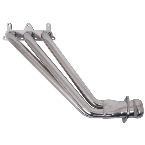 Chevrolet Camaro V6 1-5/8 Long Tube Exhaust Headers With High Flow Cats Polished Silver Ceramic 10-11