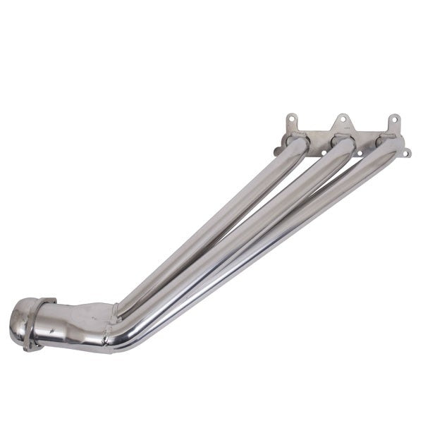 Chevrolet Camaro V6 1-5/8 Long Tube Exhaust Headers With High Flow Cats Polished Silver Ceramic 10-11