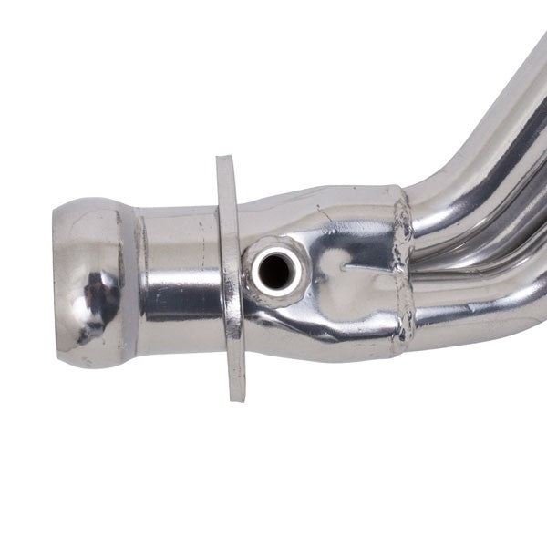 Chevrolet Camaro V6 1-5/8 Long Tube Exhaust Headers With High Flow Cats Polished Silver Ceramic 10-11