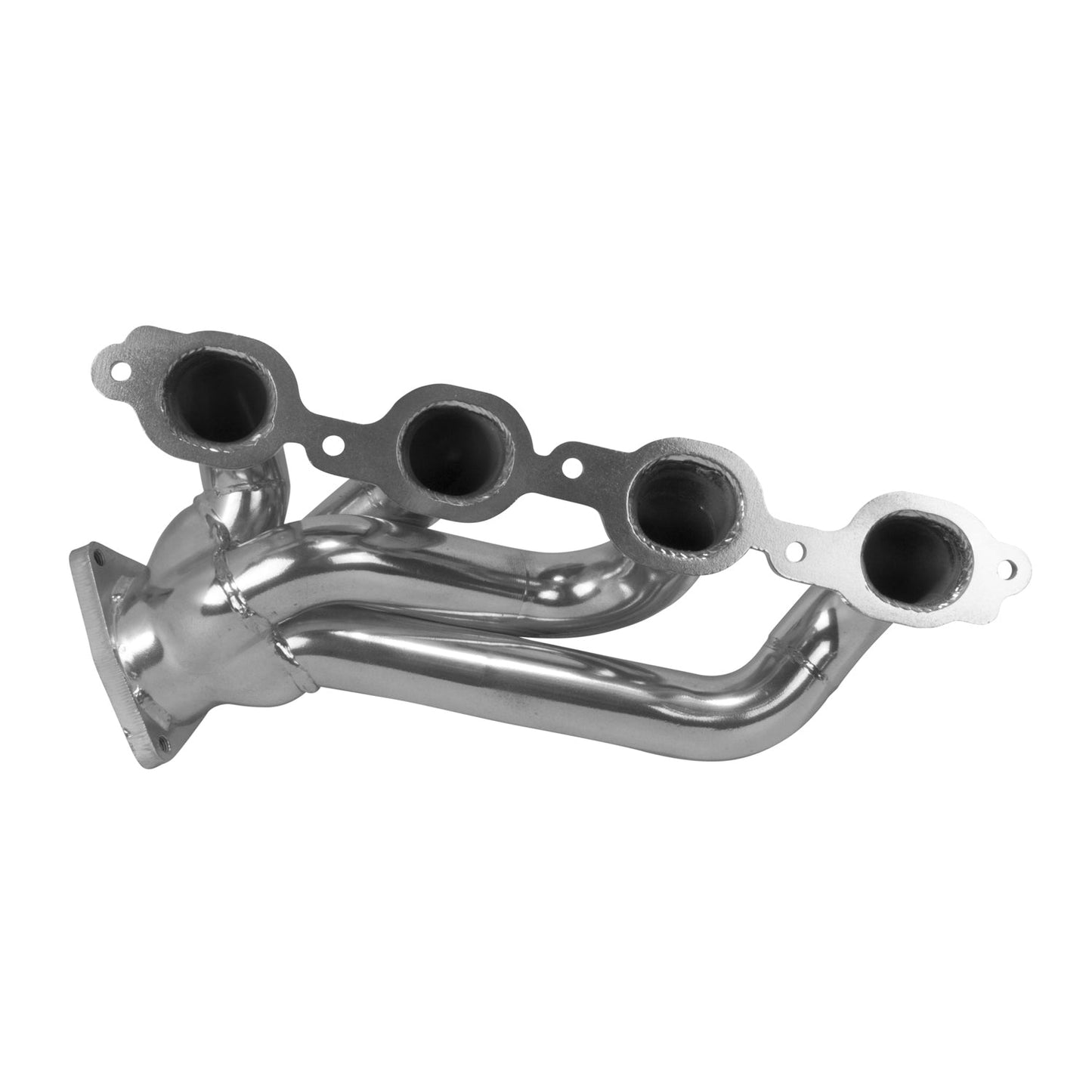 Chevrolet GM Truck 5.3 6.2 1-3/4 Shorty Exhaust Headers Polished Silver Ceramic 14-18