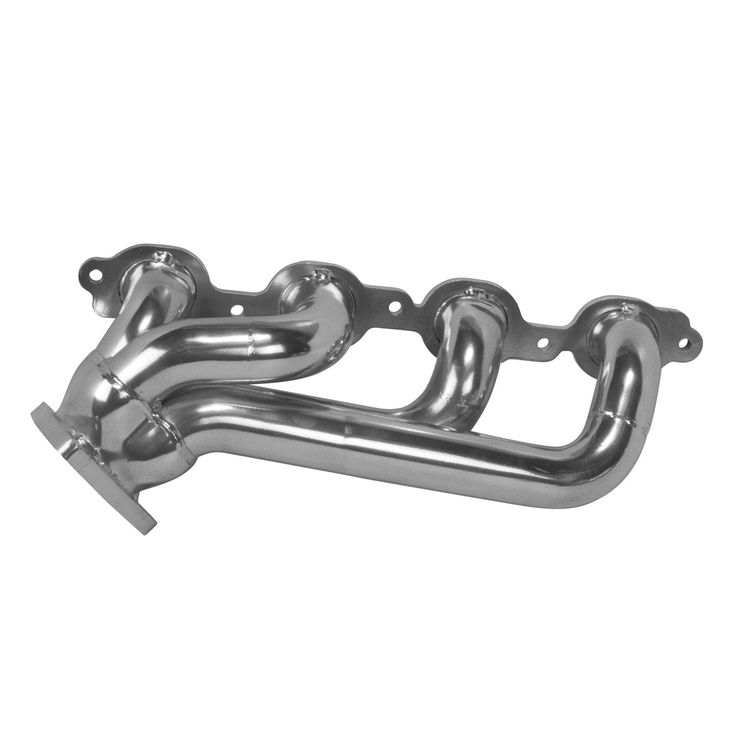 Chevrolet GM Truck 5.3 6.2 1-3/4 Shorty Exhaust Headers Polished Silver Ceramic 14-18