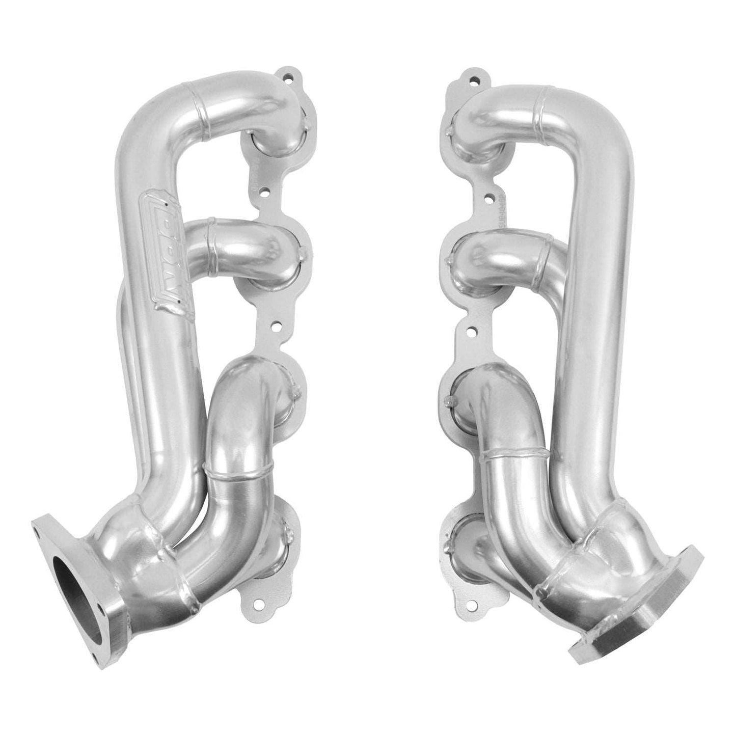 Chevrolet Full Size Truck 5.3/6.2L 1-3/4” Shorty Exhaust Headers – Polished Silver Ceramic 19-24