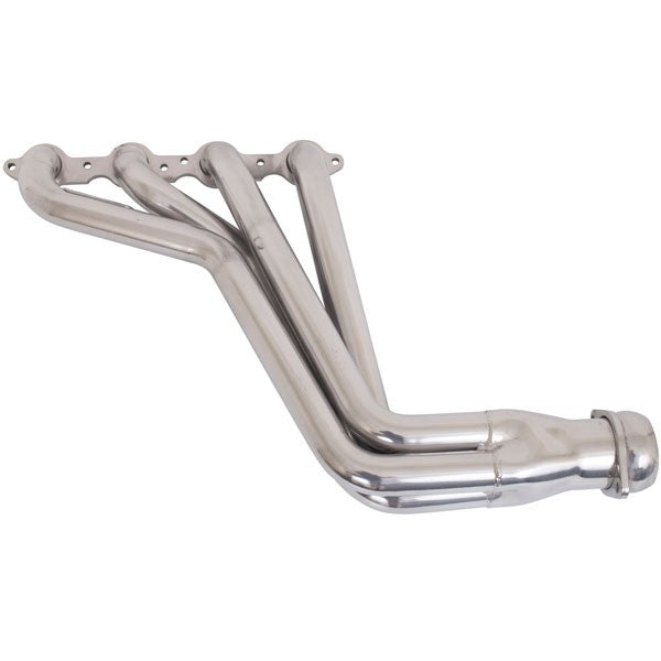 Chevrolet Camaro SS 1-7/8 Long Tube Exhaust Headers With High Flow Cats Polished Silver Ceramic 10-15