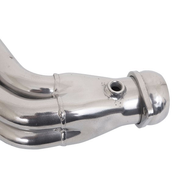 Chevrolet Camaro SS 1-7/8 Long Tube Exhaust Headers With High Flow Cats Polished Silver Ceramic 10-15