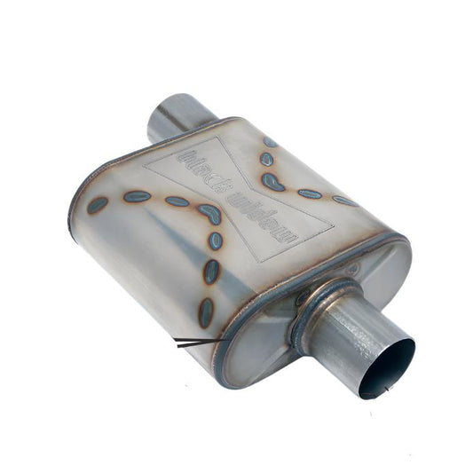 Stainless Steel Muffler 3" Offset/Center