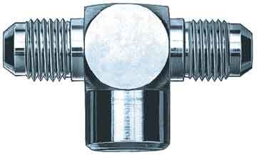 Stl Tee 1/8npt female to -4an Fitting