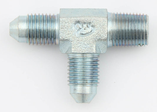 Male Run Tee Steel -3an To 1/8 Npt