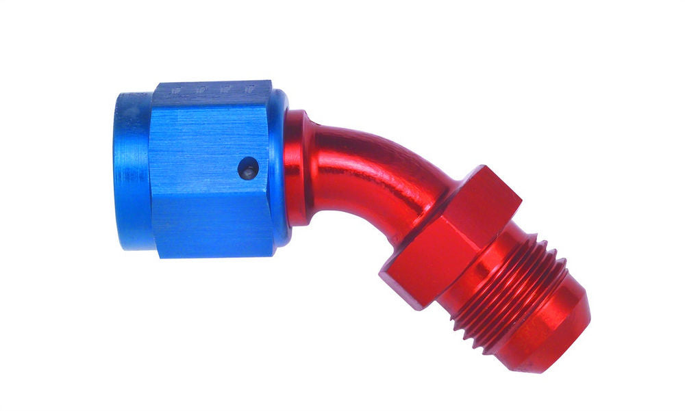 '-6an Male to -6an Female 45 Deg Swivel Fitting