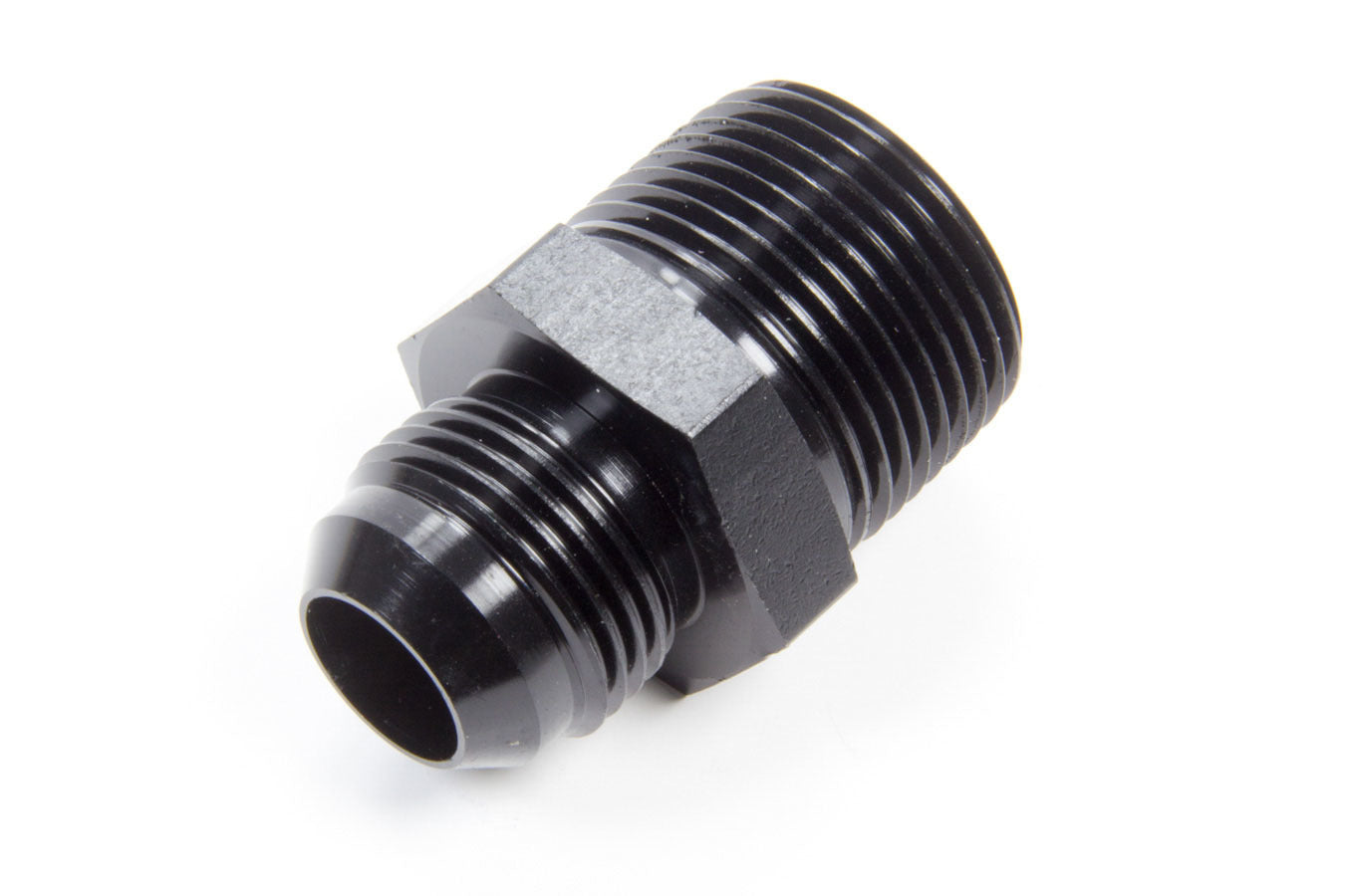 '-12an to 1 NPT Pipe Alum Adapter Black