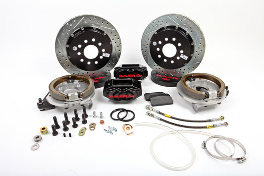 13" 4 Piston Rear Disc Brake Kit for 64-77 GM A Body 10/12 Bolt BOP Rear