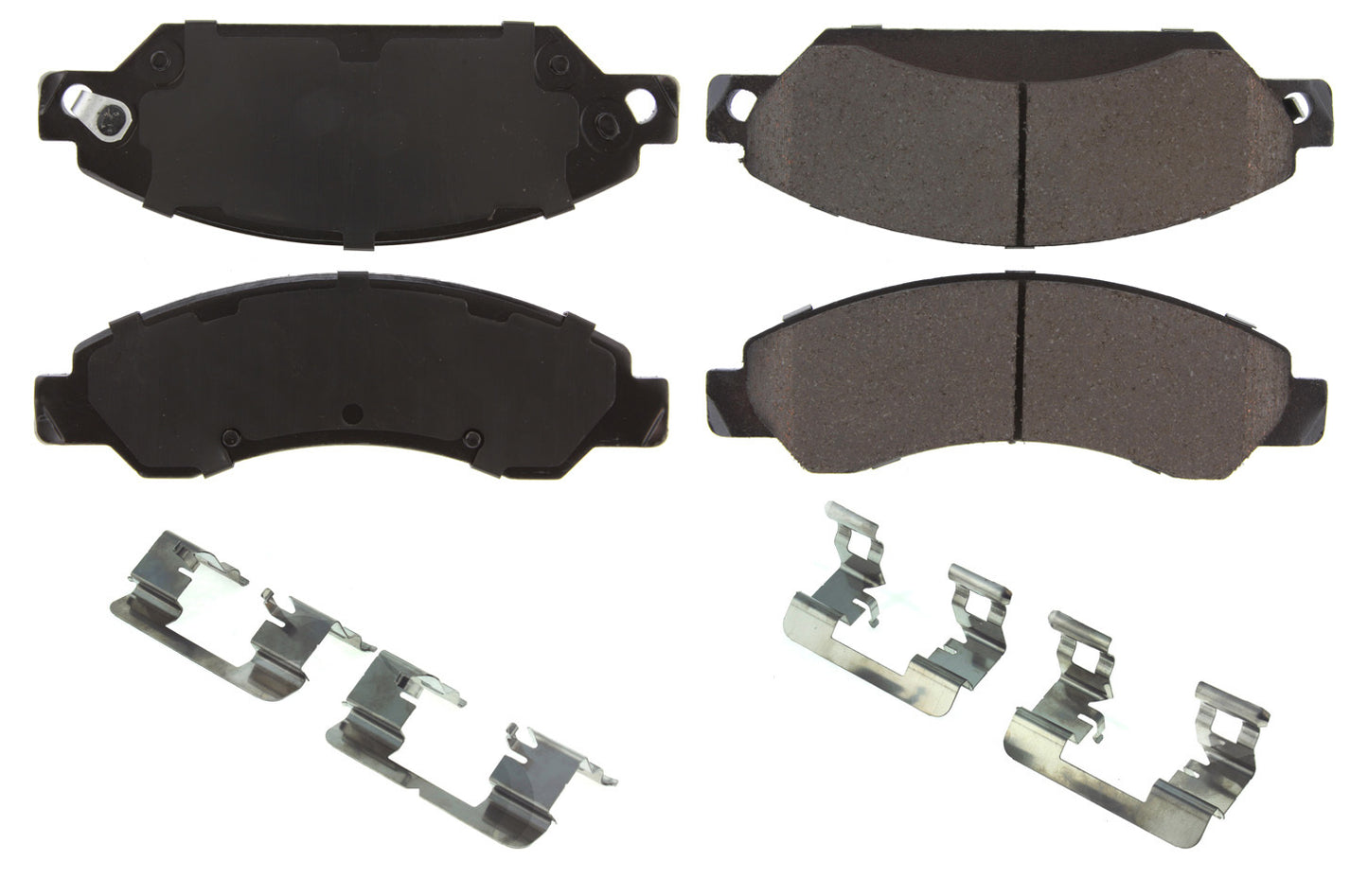 Posi-Quiet Ceramic Brake Pads with Shims and Har