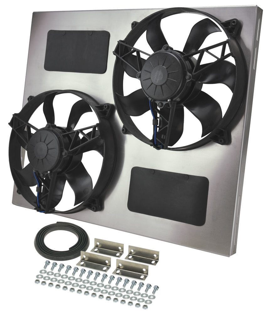 Dual RAD Fan w/Alum Shroud Assembly