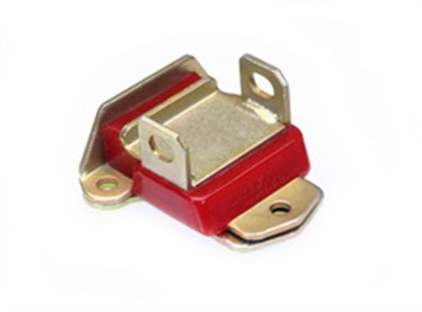 Motor Mount; Red; Zinc; Sold Individually; Performance Polyurethane;