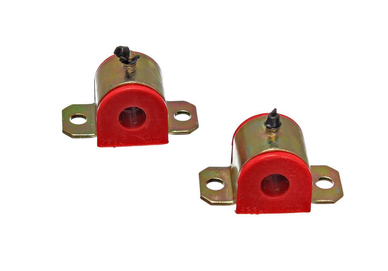 Sway Bar Bushing Set; Red; Front; Bar Dia. 11/16 in.; Performance Polyurethane;