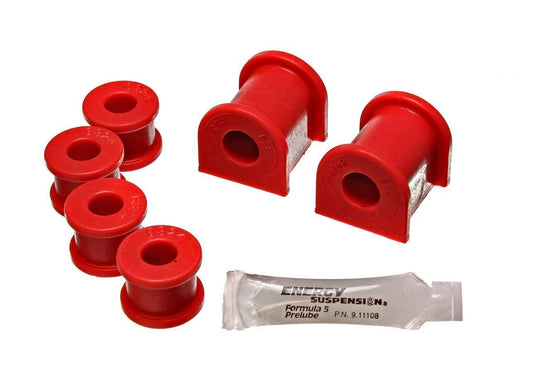 Sway Bar Bushing Set; Red; Rear; Bar Dia. 5/8 in.; Performance Polyurethane;