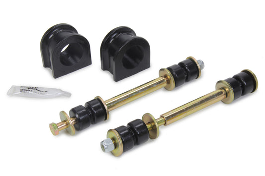 Sway Bar Bushing Set; Front; 36mm; Black;