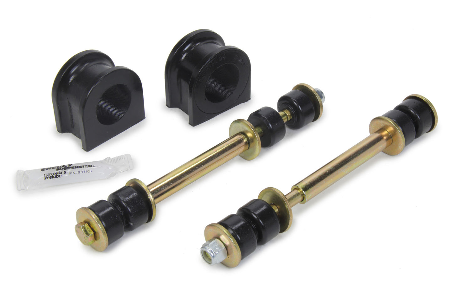 Sway Bar Bushing Set; Front; 34mm; Black;