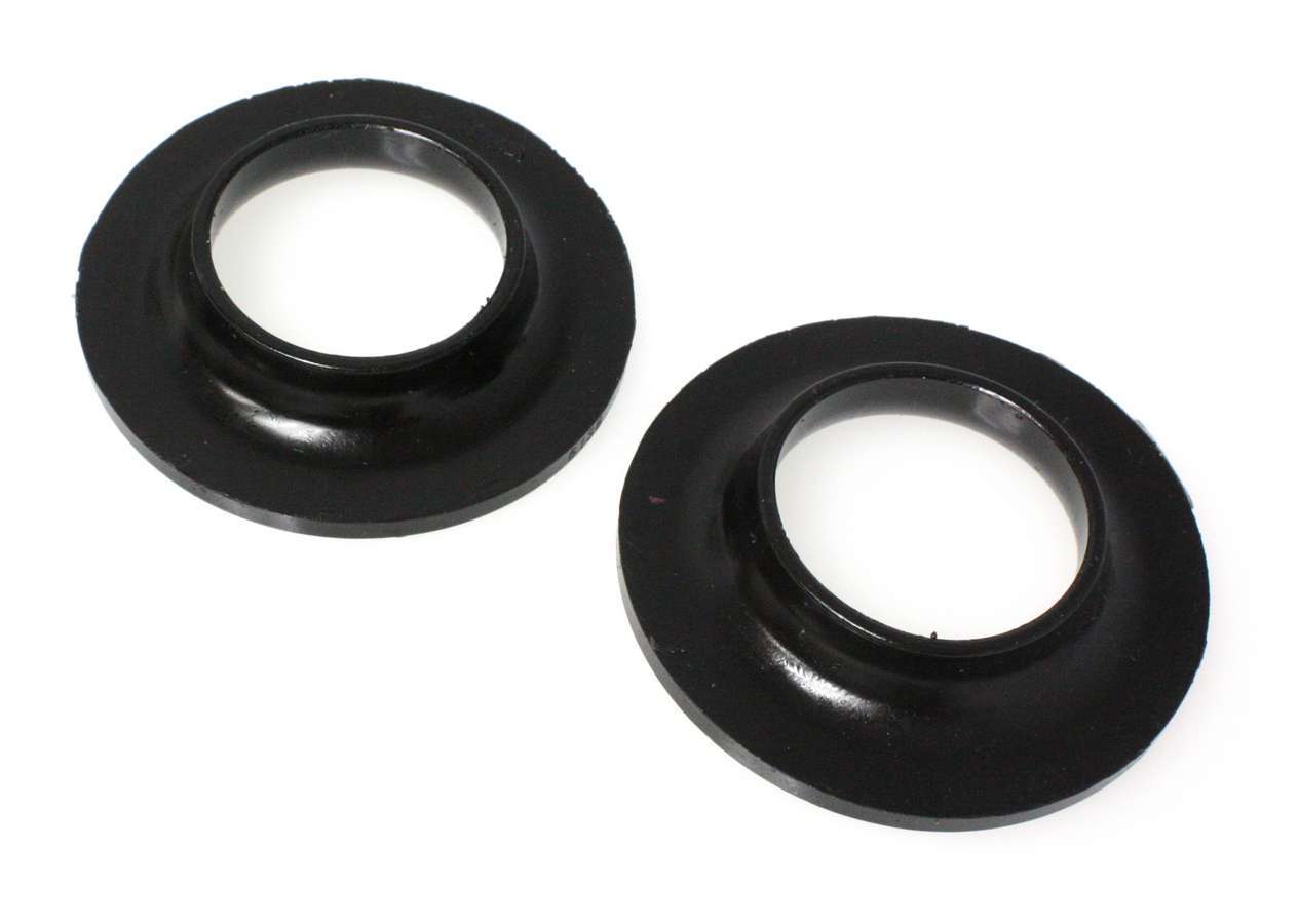 Coil Spring Isolator Set; Black; Performance Polyurethane;