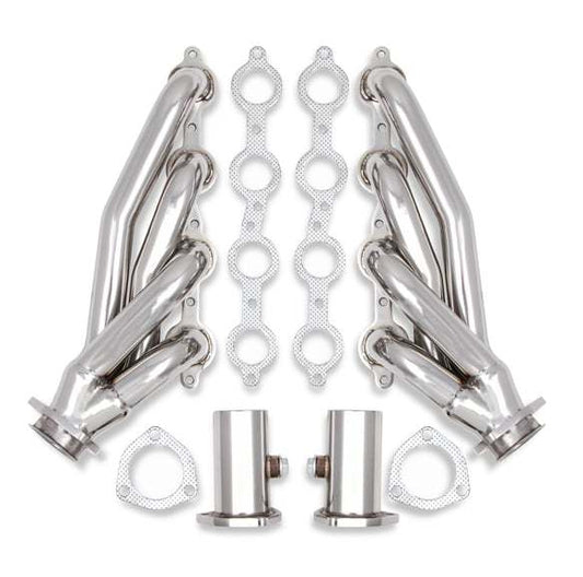 Exhaust Header Set LS Swap Polished 304 SS - Junk to Road Auto Parts