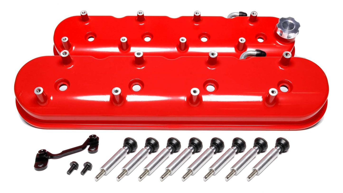 GM LS Tall Valve Cover Set - Gloss Red