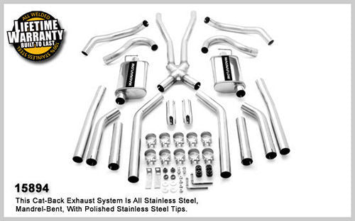 Street Series Stainless Crossmember-Back System