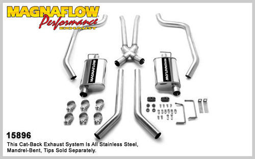 Street Series Stainless Crossmember-Back System