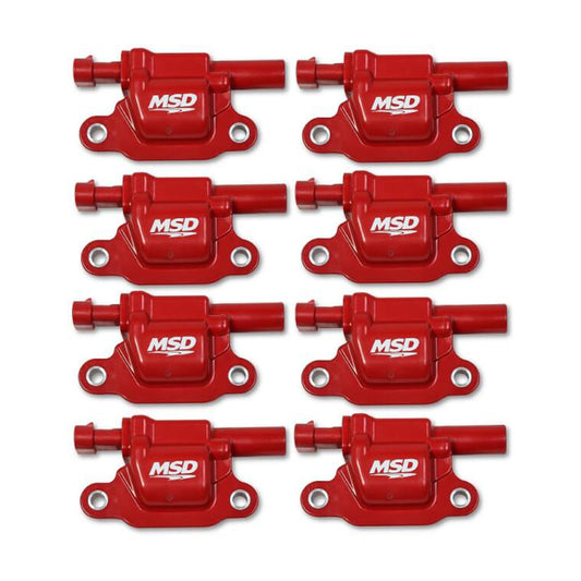 Coil Red Square GM V8 2014-Up 8pk