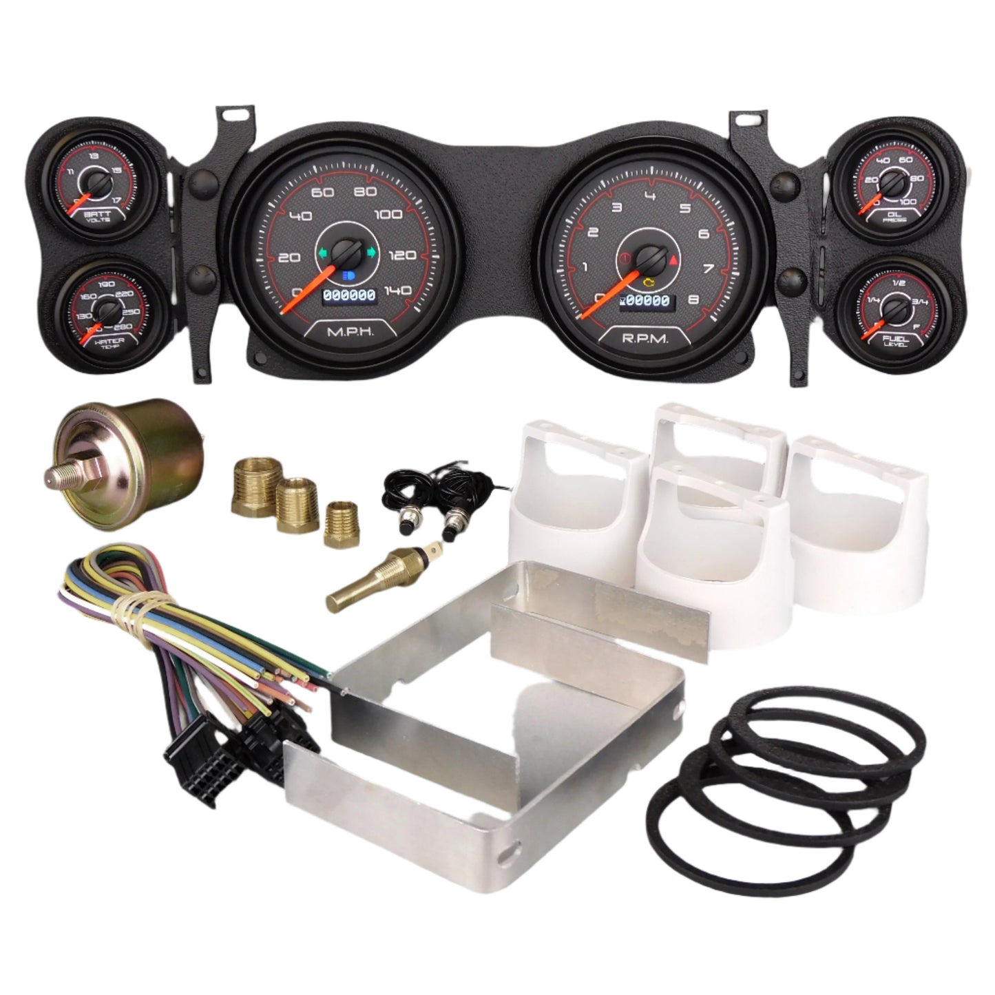 Gauge Kit Camaro 70-78 CFR Red