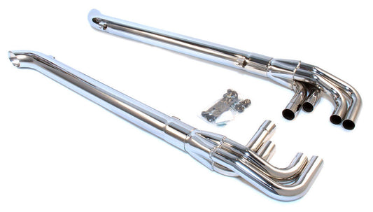 Chrome Lake Pipes - 63in - Junk to Road Auto Parts