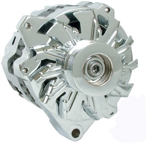 105 Amp Delco Small Alternator Chrome