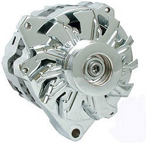 Polished GM Alternator 105 Amp W/Serpentine Pul