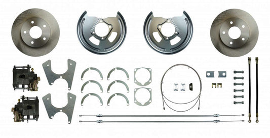 Rear Disc Conv. GM E-Brake Cables Incl.