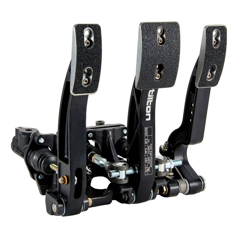 Triple Pedal Assy. Floor Mnt Aluminum