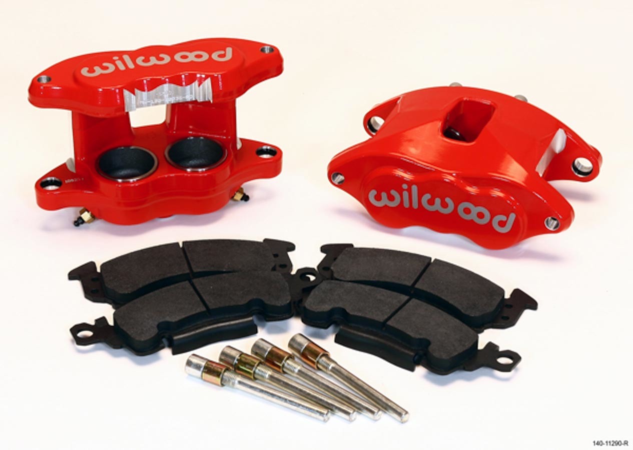 Front Caliper Kit D52 / Big GM Red Powdercoat - GM 1968-96 - Kit