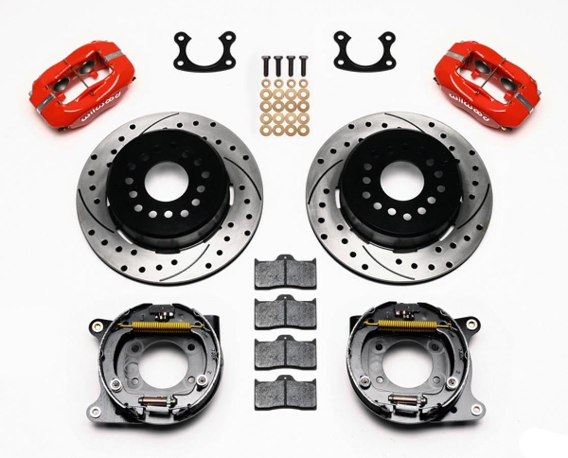 P/S Park Brake Kit Small Ford 2.50in Offset