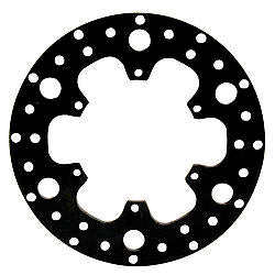 Rotor 6BT .350in 10.5 x 5.5 Frt Midget Drilled