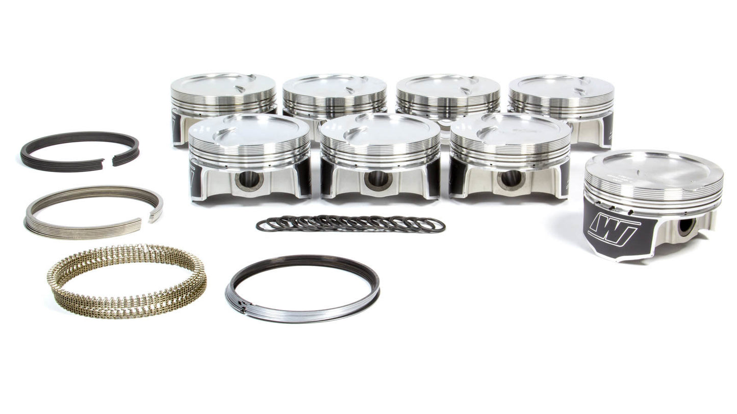 Piston Set, Chevrolet, LS, 4.005 in. Bore, Professional, Set of 8